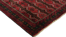 Load image into Gallery viewer, Handmade Antique, Vintage oriental Persian Baluch rug - 175 X 106 cm
