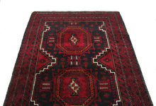 Load image into Gallery viewer, Handmade Antique, Vintage oriental Persian Baluch rug - 176 X 95 cm
