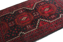 Load image into Gallery viewer, Handmade Antique, Vintage oriental Persian Baluch rug - 176 X 95 cm
