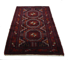 Load image into Gallery viewer, Handmade Antique, Vintage oriental Persian Baluch rug - 176 X 95 cm
