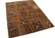 Load image into Gallery viewer, Handmade Antique,Patch Works vintage oriental Persian Bakhtiar rug - 198 X 148 cm

