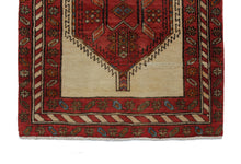 Load image into Gallery viewer, Handmade Antique, Vintage oriental Persian Sarab rug - 340 X 83 cm
