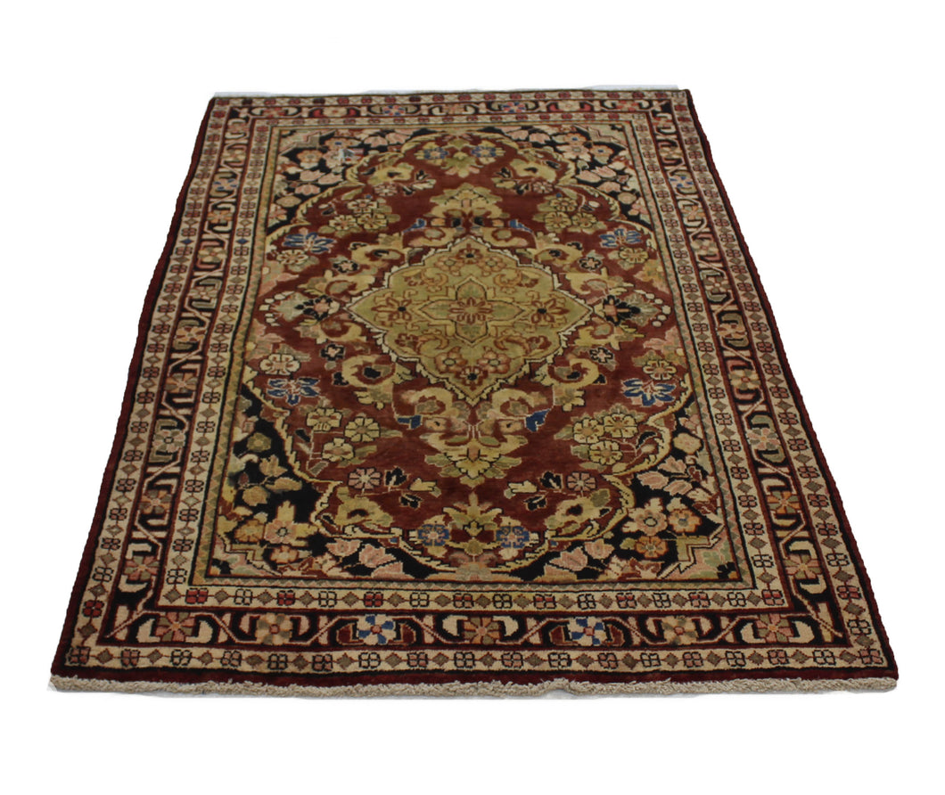 Handmade Antique, Vintage oriental Persian Mahal rug - 200 X 125 cm