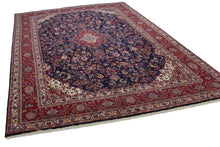 Load image into Gallery viewer, Handmade Antique, Vintage oriental Persian Sharbaft rug - 365 X 270 cm
