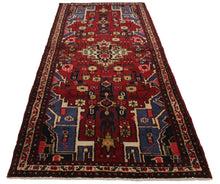 Load image into Gallery viewer, Handmade Antique, Vintage oriental Persian Lilan rug - 290 X 102 cm
