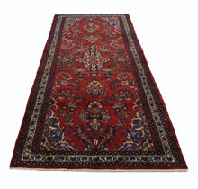 Load image into Gallery viewer, Handmade Antique, Vintage oriental Persian Asadabad rug - 314 X 104 cm
