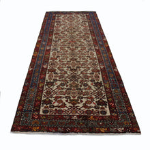 Load image into Gallery viewer, Handmade Antique, Vintage oriental Persian Mosel rug - 280 X 98 cm
