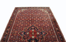 Load image into Gallery viewer, Handmade Antique, Vintage oriental Persian Hosinabad rug - 330 X 180 cm
