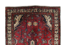 Load image into Gallery viewer, Handmade Antique, Vintage oriental Persian Mosel rug - 368 X 110 cm
