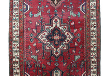 Load image into Gallery viewer, Handmade Antique, Vintage oriental Persian Mosel rug - 368 X 110 cm
