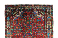 Load image into Gallery viewer, Handmade Antique, Vintage oriental Persian Hosinabad rug - 332 X 113 cm
