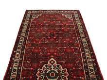 Load image into Gallery viewer, Handmade Antique, Vintage oriental Persian Hosinabad rug - 301X 114 cm
