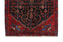 Load image into Gallery viewer, Handmade Antique, Vintage oriental Persian Hamedan rug - 420 X 107 cm
