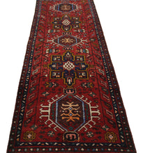 Load image into Gallery viewer, Handmade Antique, Vintage oriental Persian Sarab rug - 221 X 60 cm
