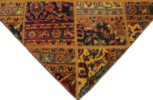 Load image into Gallery viewer, Patch works handmade Antique, Vintage oriental Persian Bakhtirar rug - 218 X 148 cm
