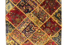 Load image into Gallery viewer, Patch works handmade Antique, Vintage oriental Persian Mahal rug - 150 X 103 cm
