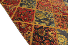 Load image into Gallery viewer, Patch works handmade Antique, Vintage oriental Persian Bakhtirar rug - 216 X 147 cm
