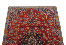 Load image into Gallery viewer, Handmade Antique, Vintage oriental Persian Kashan rug - 165 X 98 cm
