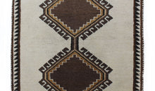 Load image into Gallery viewer, Handmade Antique, Vintage oriental Persian Shiraz rug - 167 X 72 cm
