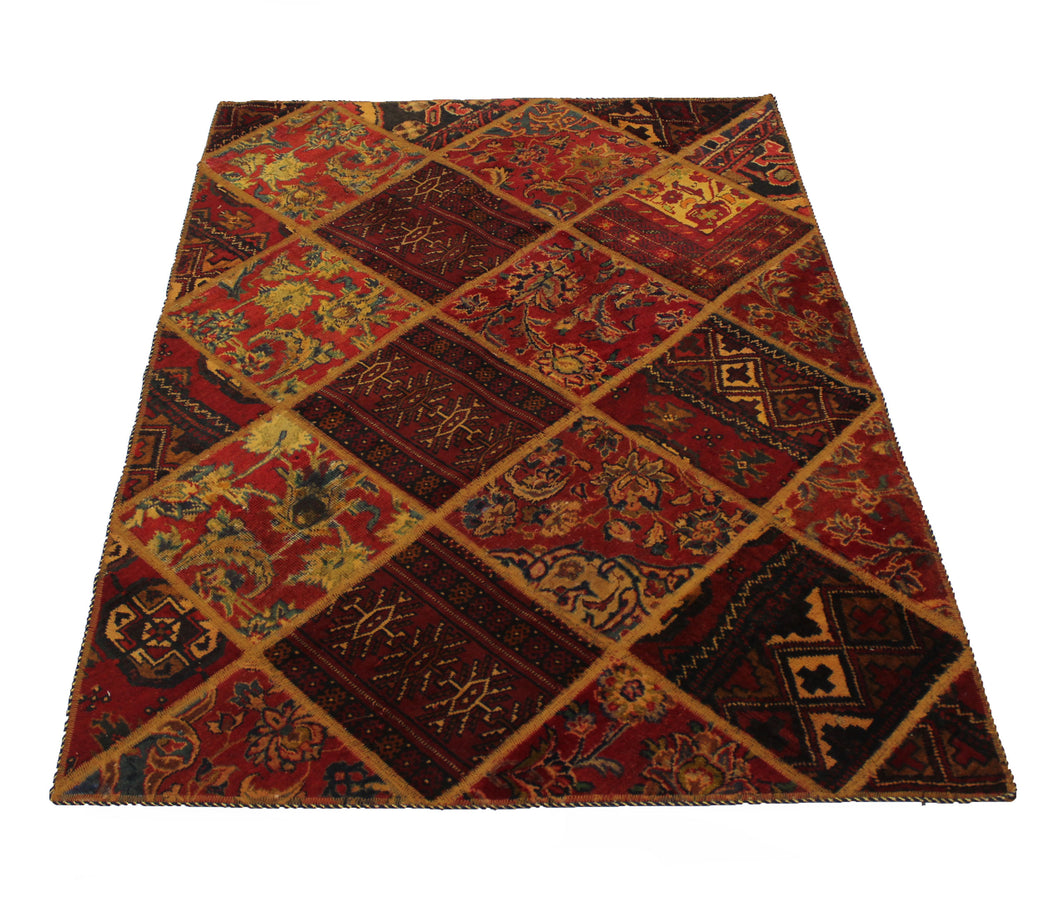 Handmade Antique, Vintage oriental Persian  Bakhtiar rug - 150 X 105 cm