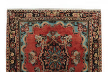 Load image into Gallery viewer, Handmade Antique, Vintage oriental Persian Malayer rug - 114 X 118 cm
