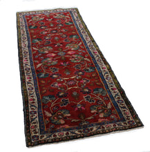 Load image into Gallery viewer, Handmade Antique, Vintage oriental Persian Mosel rug - 245 X 95 cm
