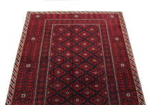 Load image into Gallery viewer, Handmade Antique, Vintage oriental Persian Baluch rug - 210 X 110 cm
