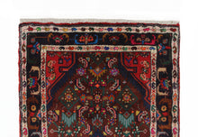 Load image into Gallery viewer, Handmade Antique, Vintage oriental Persian Hamedan rug - 185 X 77 cm
