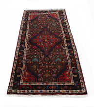Load image into Gallery viewer, Handmade Antique, Vintage oriental Persian Hamedan rug - 185 X 77 cm
