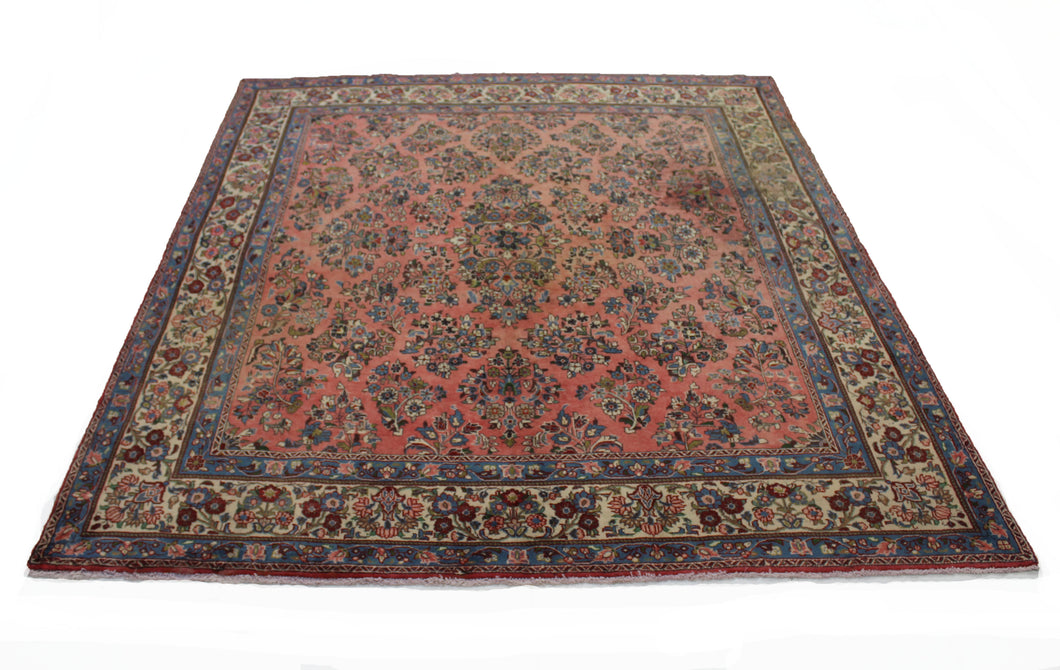 Handmade Antique, Vintage oriental Persian Sarokh rug - 235 X 202 cm