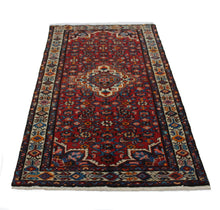Load image into Gallery viewer, Handmade Antique, Vintage oriental Persian Hosinabad rug - 217 X 108 cm
