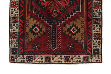 Load image into Gallery viewer, Handmade Antique, Vintage oriental Persian Sarab rug - 335 X 88 cm
