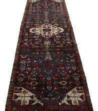Load image into Gallery viewer, Handmade Antique, Vintage oriental Persian Mosel rug - 285 X 75 cm
