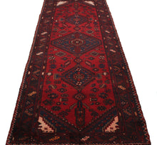 Load image into Gallery viewer, Handmade Antique, Vintage oriental Persian Mosel rug - 306 X 103 cm
