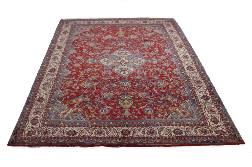 Handmade Antique, Vintage oriental Persian Sarokh rug - 305 X 200 cm