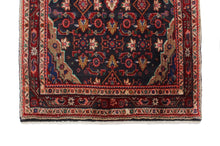 Load image into Gallery viewer, Handmade Antique, Vintage oriental Persian Hamedan rug - 220 X 109 cm
