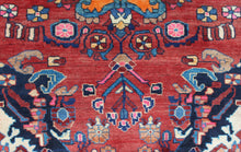 Load image into Gallery viewer, Handmade Antique, Vintage oriental Persian Mazlaghan rug - 227 X 156 cm
