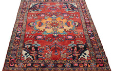 Load image into Gallery viewer, Handmade Antique, Vintage oriental Persian Mazlaghan rug - 227 X 156 cm
