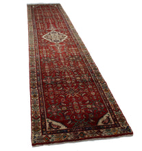 Load image into Gallery viewer, Handmade Antique, Vintage oriental Persian Mosel rug - 410 X 85 cm
