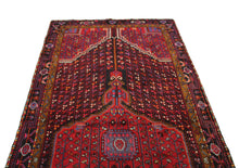 Load image into Gallery viewer, Handmade Antique, Vintage oriental Persian Hosinabad rug - 338 X 141 cm
