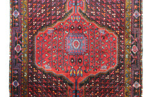 Load image into Gallery viewer, Handmade Antique, Vintage oriental Persian Hosinabad rug - 338 X 141 cm
