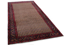 Load image into Gallery viewer, Handmade Antique, Vintage oriental Persian Songol rug - 295 X 150 cm
