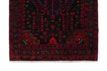 Load image into Gallery viewer, Handmade Antique, Vintage oriental Persian Hamedan rug - 223 X 120 cm
