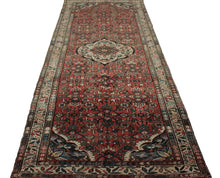 Load image into Gallery viewer, Handmade Antique, Vintage oriental Persian Mosel rug - 360 X 133 cm
