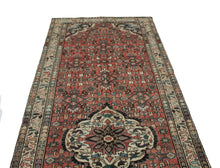 Load image into Gallery viewer, Handmade Antique, Vintage oriental Persian Mosel rug - 360 X 133 cm
