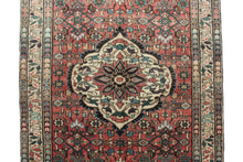 Load image into Gallery viewer, Handmade Antique, Vintage oriental Persian Mosel rug - 360 X 133 cm
