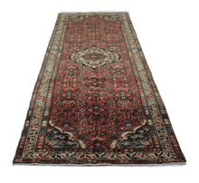 Load image into Gallery viewer, Handmade Antique, Vintage oriental Persian Mosel rug - 360 X 133 cm
