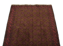 Load image into Gallery viewer, Handmade Antique, Vintage oriental Persian Baluch rug - 186 X 103 cm
