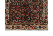 Load image into Gallery viewer, Handmade Antique, Vintage oriental Persian Hamedan rug - 388 X 100 cm
