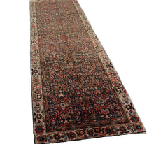 Load image into Gallery viewer, Handmade Antique, Vintage oriental Persian Hamedan rug - 388 X 100 cm
